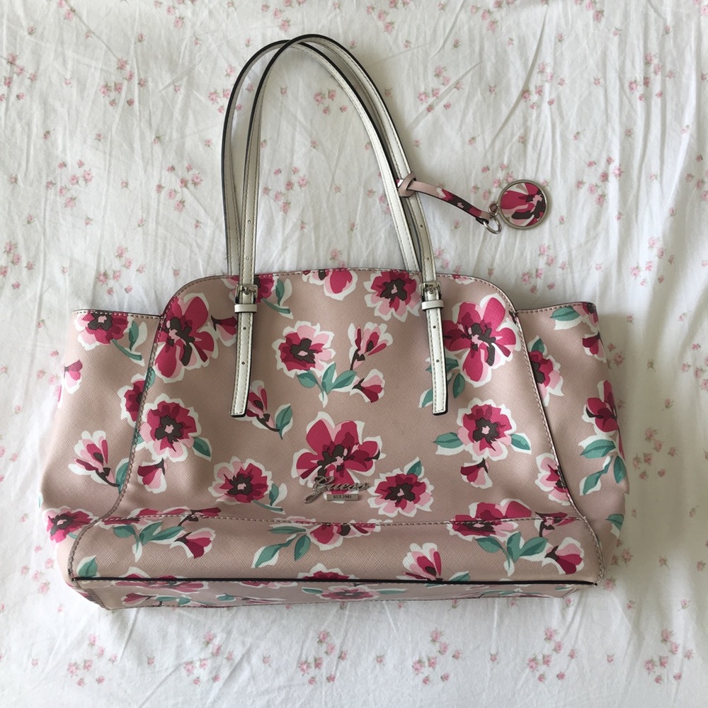 GUESS Floral Printed Purse